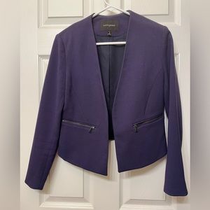 Flattering purple blazer